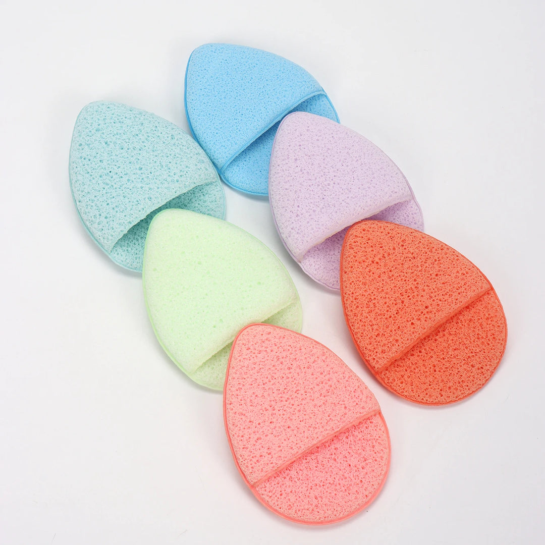 Random Color Gloves, Pack of 4/6/8/12/16/24 Pieces Gentle Facial Sponge That Removes Deep Impurities and Cosmetics That Cause Acne and Blackheads, Reusable and Exfoliating.
