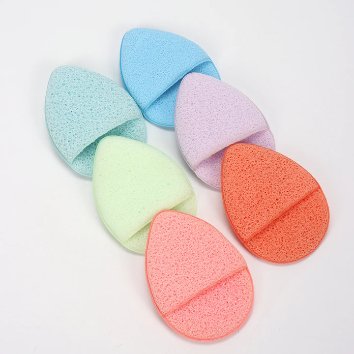 Random Color Gloves, Pack of 4/6/8/12/16/24 Pieces Gentle Facial Sponge That Removes Deep Impurities and Cosmetics That Cause Acne and Blackheads, Reusable and Exfoliating.