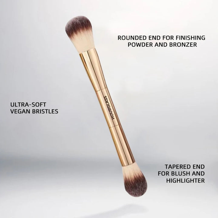 HOURGLASS Complexion Essentials Brush Set -Dragon series 3 makeup brushes with a Packaging box and a Brush bucket