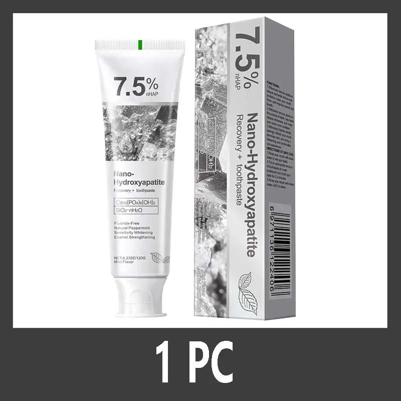 7.5% Hydroxyapatite Probiotic Whitening Toothpaste Enamel Oral Cavity Repair Breath Freshening Teeth Whitener Toothpaste 120g