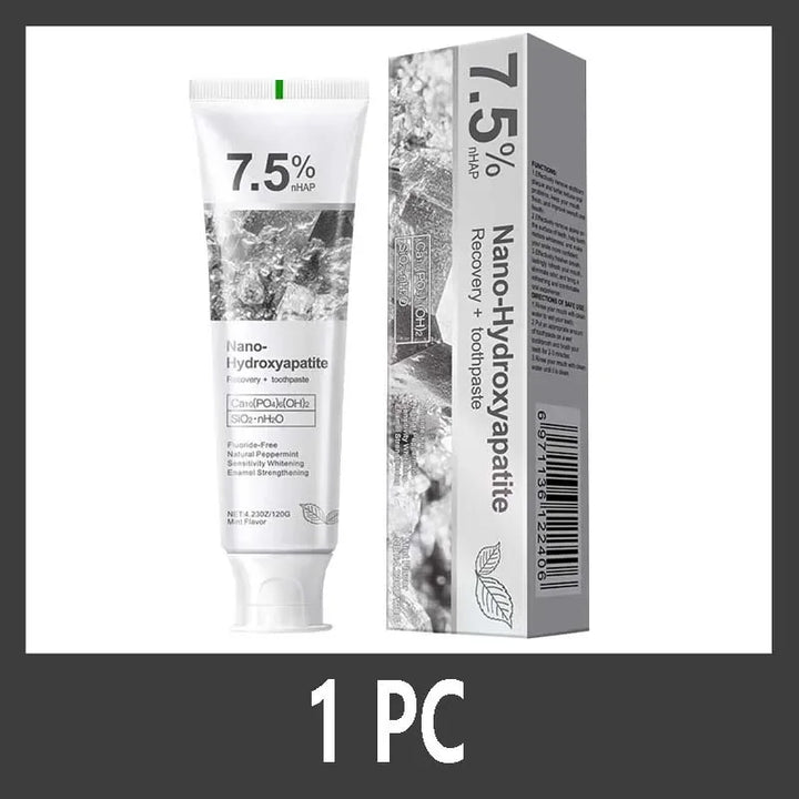 7.5% Hydroxyapatite Probiotic Whitening Toothpaste Enamel Oral Cavity Repair Breath Freshening Teeth Whitener Toothpaste 120g