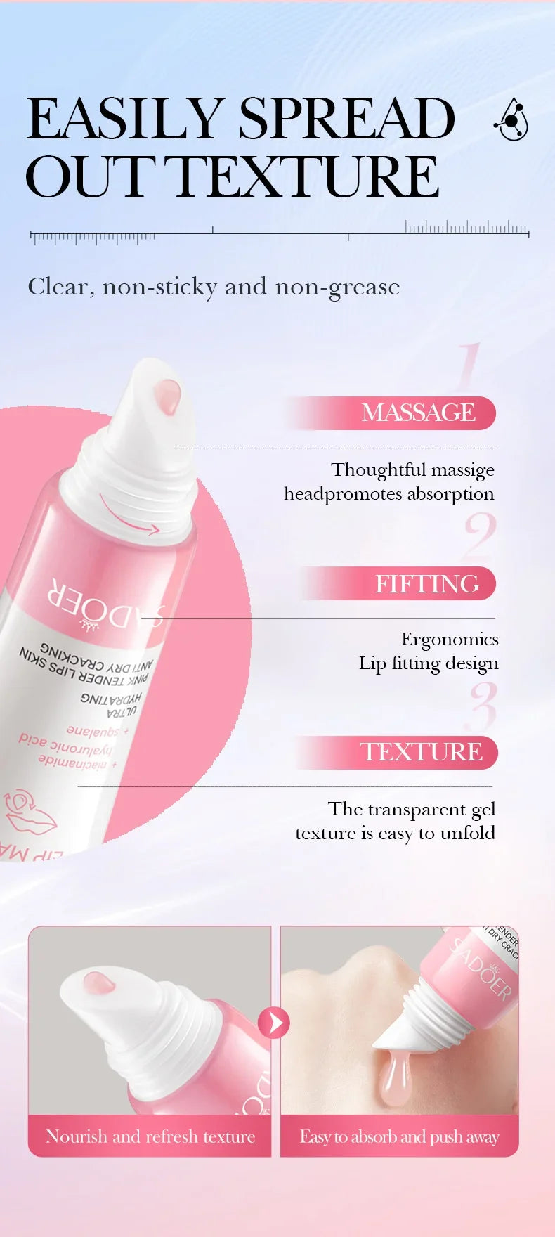 Remove Dark Lip Balm Lightening Melanin Mask Gloss Exfoliating Lip Pink Treatment Reduce Lip Lines Improve Dryness Moisturizing