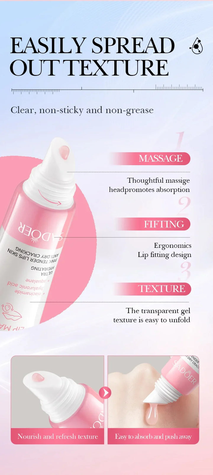 Remove Dark Lip Balm Lightening Melanin Mask Gloss Exfoliating Lip Pink Treatment Reduce Lip Lines Improve Dryness Moisturizing