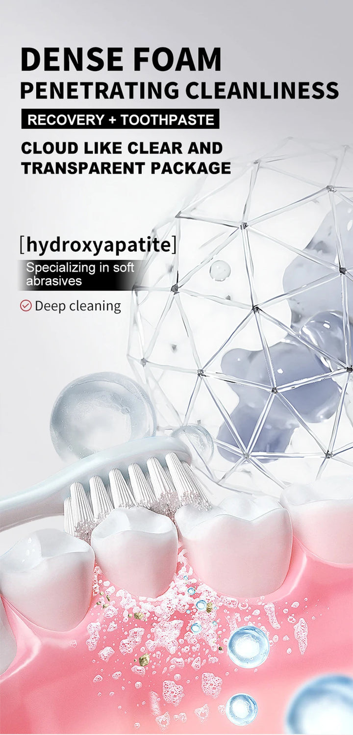 7.5% Hydroxyapatite Probiotic Whitening Toothpaste Enamel Oral Cavity Repair Breath Freshening Teeth Whitener Toothpaste 120g