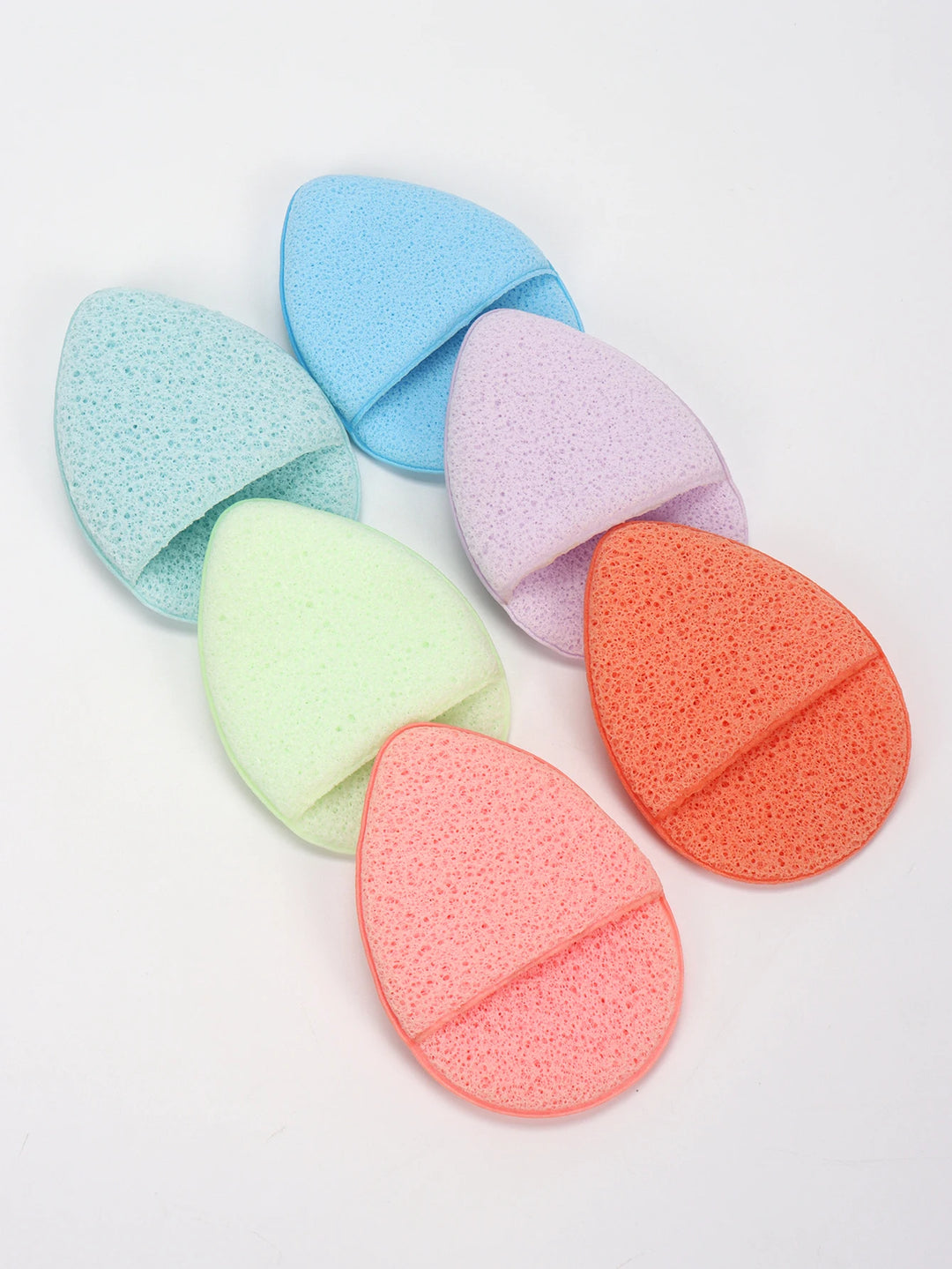 Random Color Gloves, Pack of 4/6/8/12/16/24 Pieces Gentle Facial Sponge That Removes Deep Impurities and Cosmetics That Cause Acne and Blackheads, Reusable and Exfoliating.