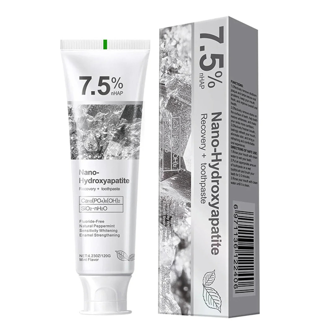 7.5% Hydroxyapatite Probiotic Whitening Toothpaste Enamel Oral Cavity Repair Breath Freshening Teeth Whitener Toothpaste 120g