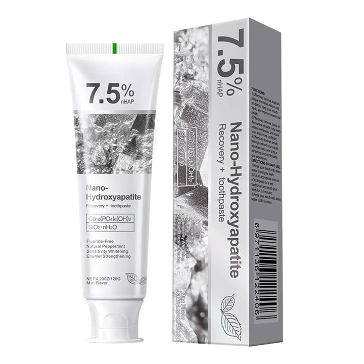 7.5% Hydroxyapatite Probiotic Whitening Toothpaste Enamel Oral Cavity Repair Breath Freshening Teeth Whitener Toothpaste 120g