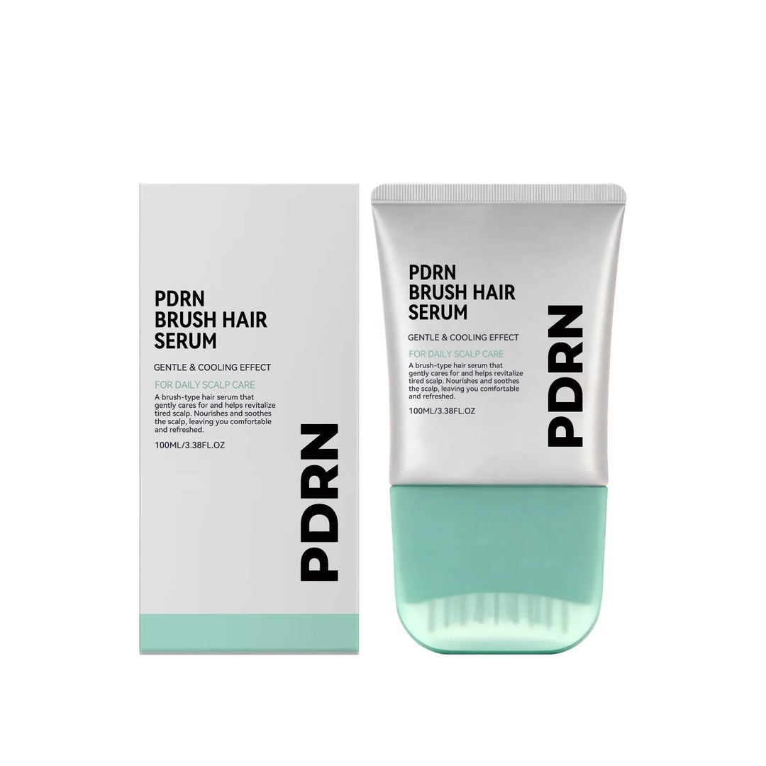 PDRN Hair Serum Cooling Brush Strengthen Hair Root Anti Hair Tired Scalp Nourishing Treatment for Scalp Massage Care Serum
