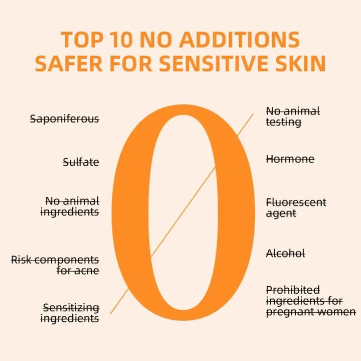 Orange exfoliating gel for face in 50g packaging