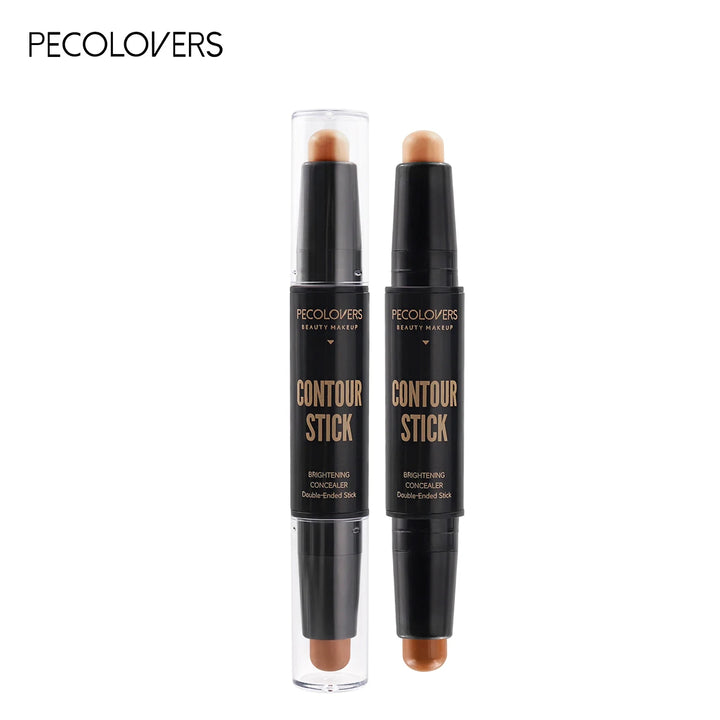 Double-ended concealer stick application