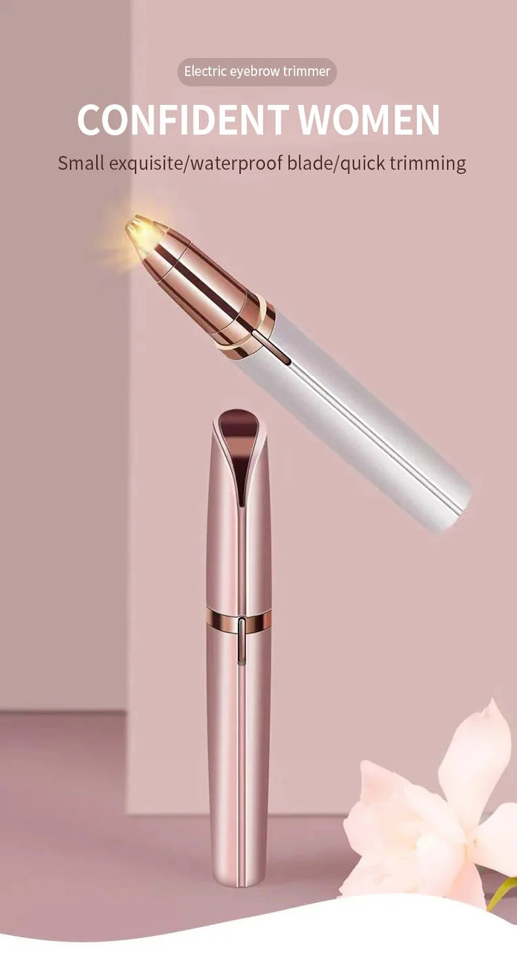 Eyebrow Trimmer for Women – Battery-Operated Facial Hair Remover