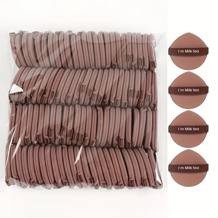 25 Wet-and-Dry Makeup Sponges, Suitable for Foundation, Concealer, and Loose Powder; and Professional Makeup Application