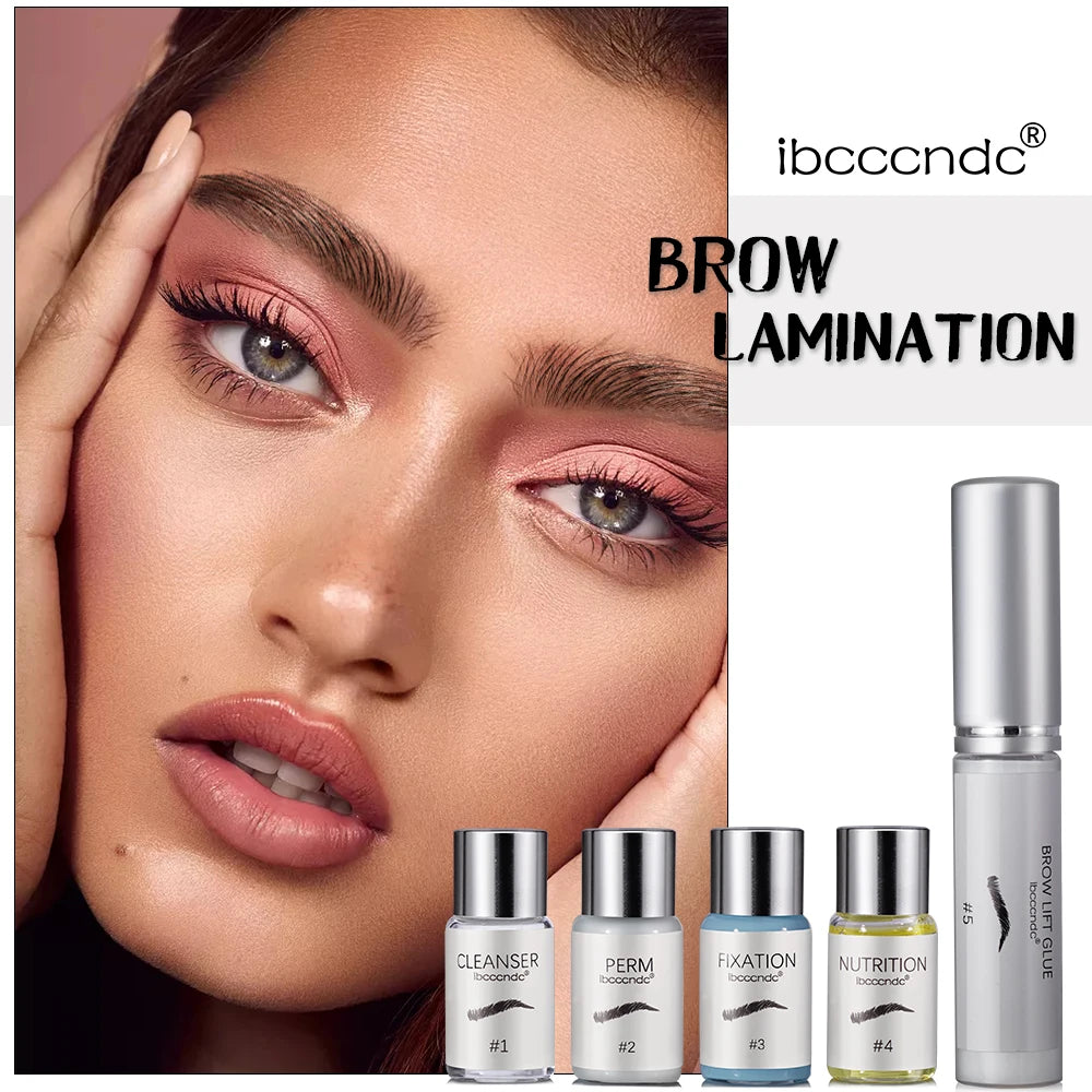 Brow Lamination Kit Professional Home Beauty Eyebrow Perming Kit DIY Eyebrow Shaping Setting Perming Shaping Set Makeup Tools