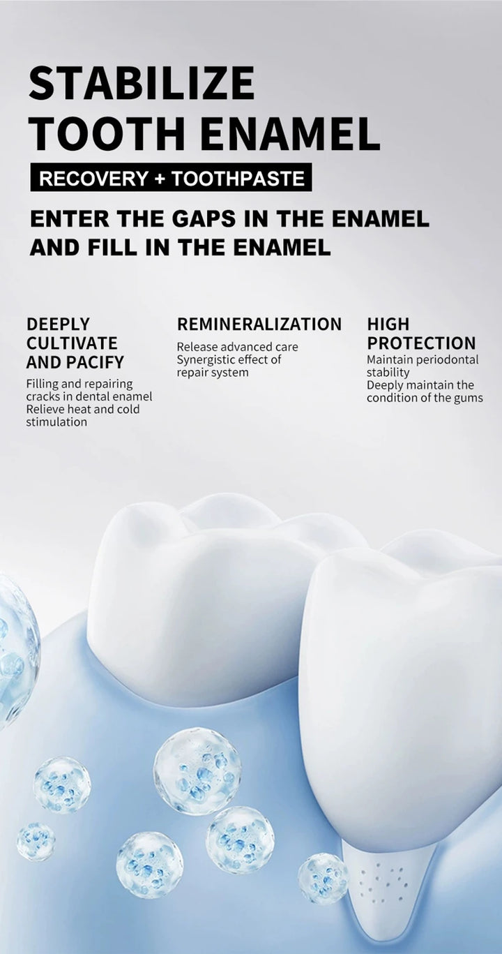 7.5% Hydroxyapatite Probiotic Whitening Toothpaste Enamel Oral Cavity Repair Breath Freshening Teeth Whitener Toothpaste 120g
