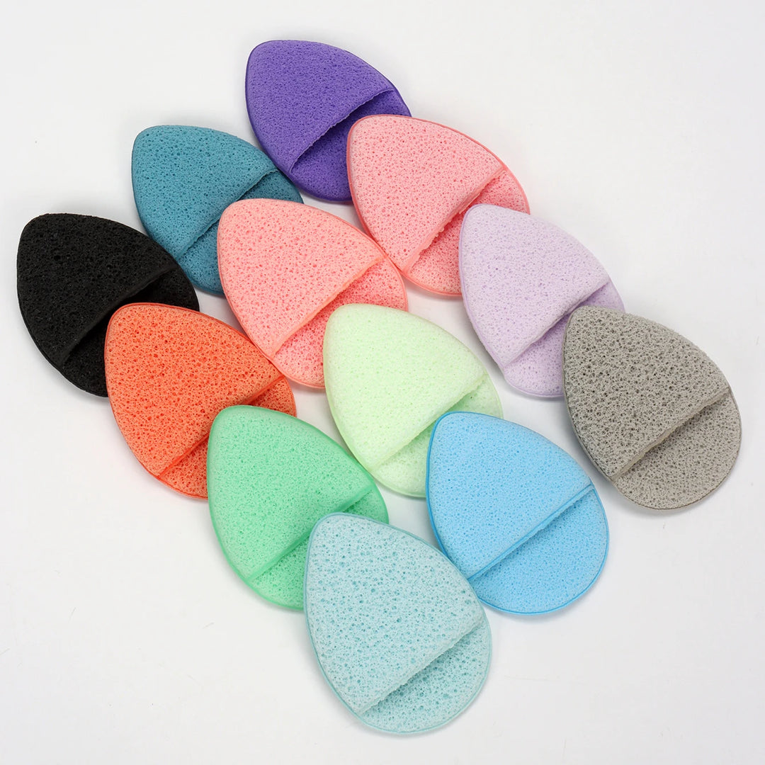 Random Color Gloves, Pack of 4/6/8/12/16/24 Pieces Gentle Facial Sponge That Removes Deep Impurities and Cosmetics That Cause Acne and Blackheads, Reusable and Exfoliating.