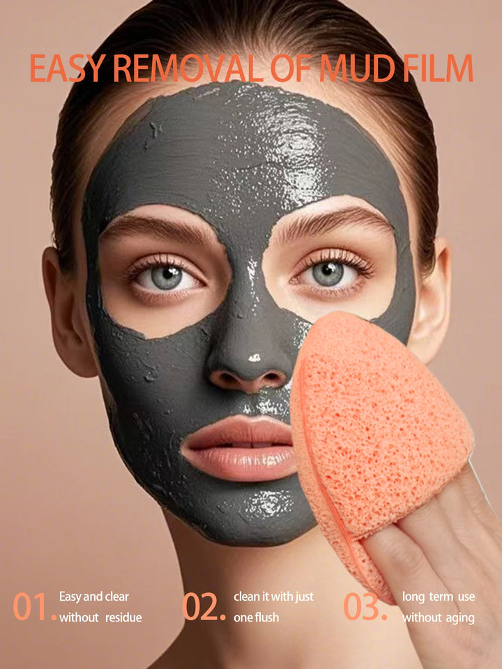 Random Color Gloves, Pack of 4/6/8/12/16/24 Pieces Gentle Facial Sponge That Removes Deep Impurities and Cosmetics That Cause Acne and Blackheads, Reusable and Exfoliating.