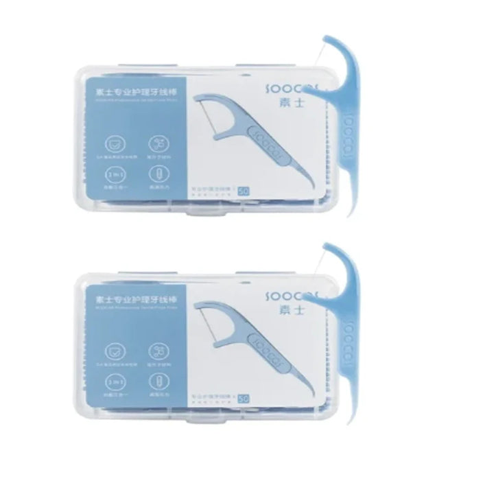 Youpin SOOCAS Professional Dental Flosser Ergonomic Design Food Grade Polymer Fiber Scrape Tongue Coating Clean Teeth Gaps