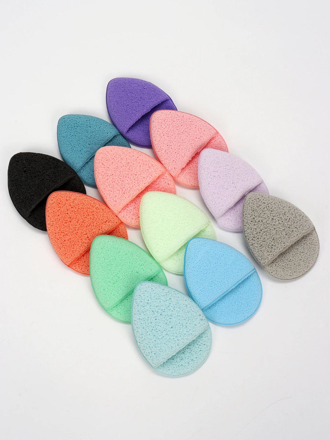 Random Color Gloves, Pack of 4/6/8/12/16/24 Pieces Gentle Facial Sponge That Removes Deep Impurities and Cosmetics That Cause Acne and Blackheads, Reusable and Exfoliating.