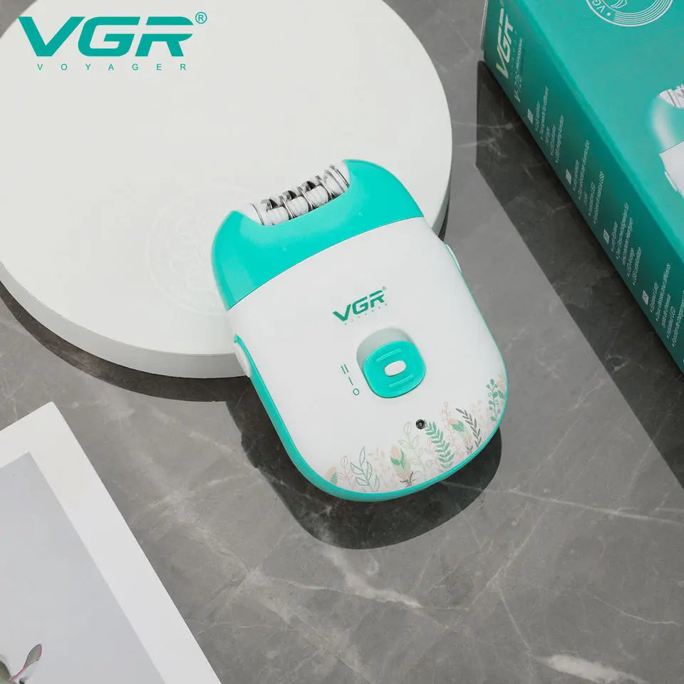 Original VGR Rechargeable Women Epilator Electric Female Epilator For Face Hair Removal Machine Facial Legs Depilatory Body