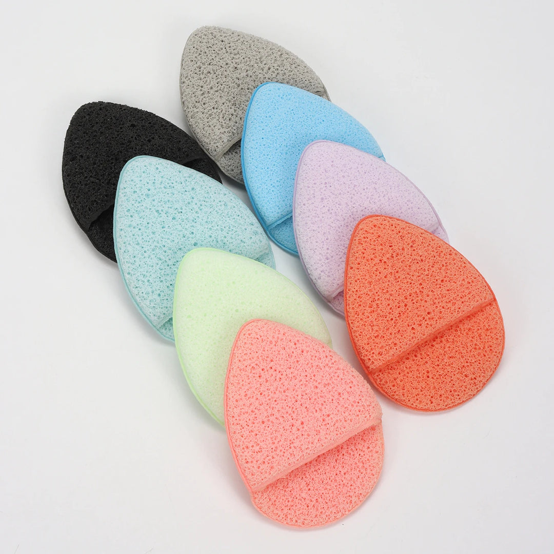 Random Color Gloves, Pack of 4/6/8/12/16/24 Pieces Gentle Facial Sponge That Removes Deep Impurities and Cosmetics That Cause Acne and Blackheads, Reusable and Exfoliating.