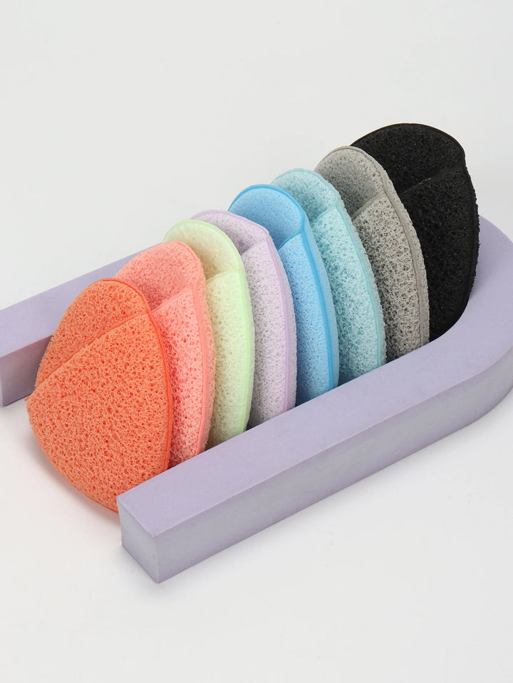 Random Color Gloves, Pack of 4/6/8/12/16/24 Pieces Gentle Facial Sponge That Removes Deep Impurities and Cosmetics That Cause Acne and Blackheads, Reusable and Exfoliating.