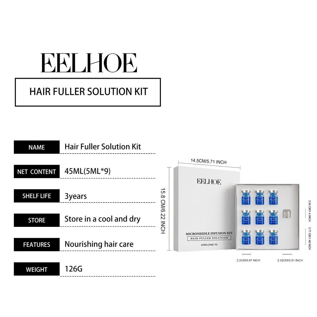 Micro Hair Regrowth Kit for Fuller, Thicker-Looking, Healthier Hair Solution Scalp Nourishing Serum Scalp Care Kit