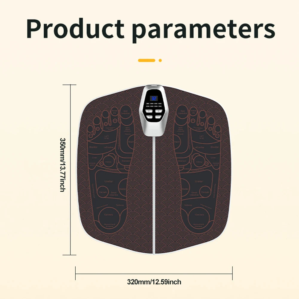 Foot Massage Machine Foot Massager Pulse Micro Current Foot Massager Foot Massage Pad Muscle Stimulator  Sandalias Beauty Health