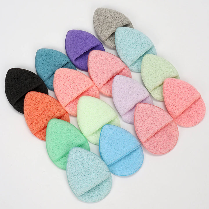 Random Color Gloves, Pack of 4/6/8/12/16/24 Pieces Gentle Facial Sponge That Removes Deep Impurities and Cosmetics That Cause Acne and Blackheads, Reusable and Exfoliating.