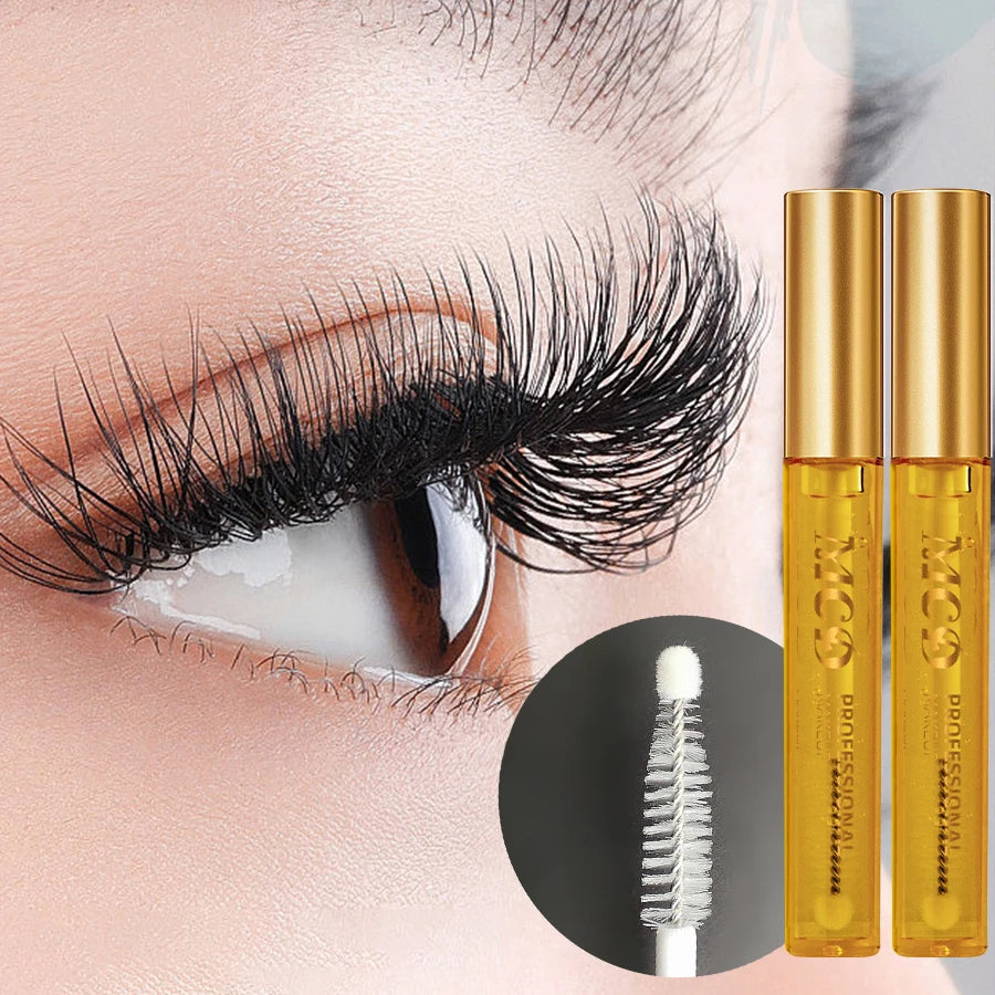 2pc Eyebrow Enhancer Serum Nourishing Eyelash Natural Ingredients for Longer Fuller Thicker Eyebrows Eyelash Eye Makeup Cosmeti