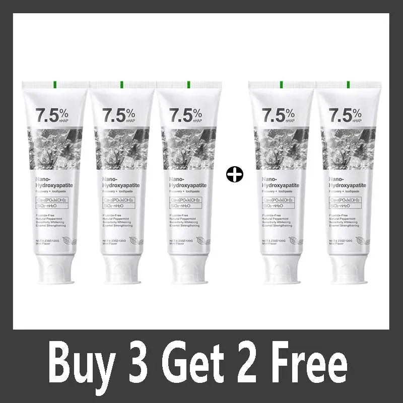 7.5% Hydroxyapatite Probiotic Whitening Toothpaste Enamel Oral Cavity Repair Breath Freshening Teeth Whitener Toothpaste 120g