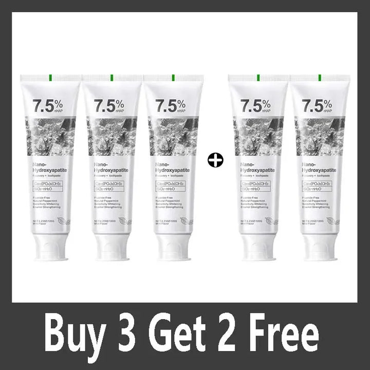 7.5% Hydroxyapatite Probiotic Whitening Toothpaste Enamel Oral Cavity Repair Breath Freshening Teeth Whitener Toothpaste 120g