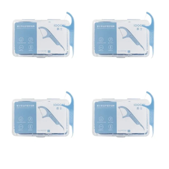 Youpin SOOCAS Professional Dental Flosser Ergonomic Design Food Grade Polymer Fiber Scrape Tongue Coating Clean Teeth Gaps