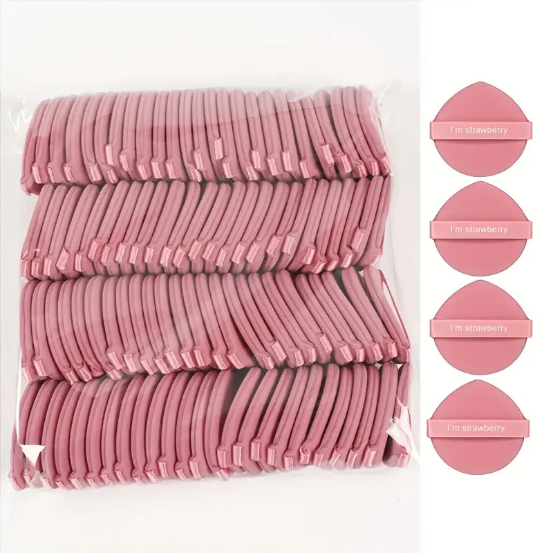 25 Wet-and-Dry Makeup Sponges, Suitable for Foundation, Concealer, and Loose Powder; and Professional Makeup Application