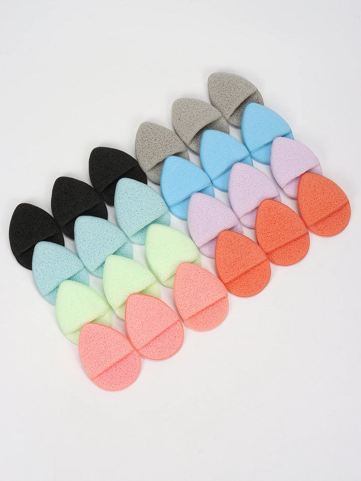Random Color Gloves, Pack of 4/6/8/12/16/24 Pieces Gentle Facial Sponge That Removes Deep Impurities and Cosmetics That Cause Acne and Blackheads, Reusable and Exfoliating.