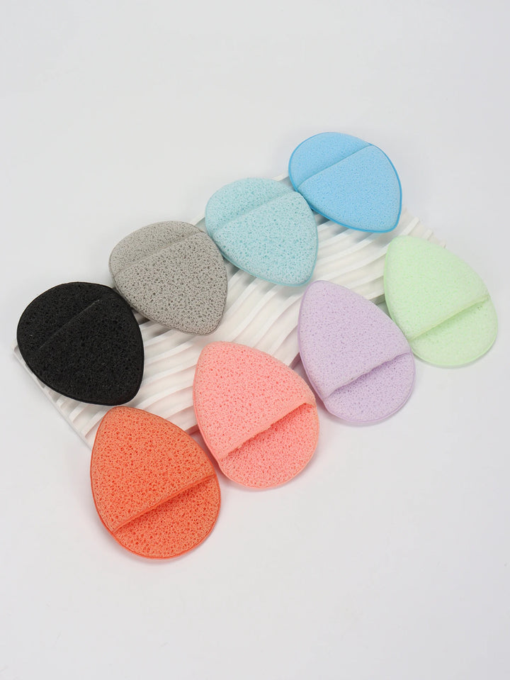 Random Color Gloves, Pack of 4/6/8/12/16/24 Pieces Gentle Facial Sponge That Removes Deep Impurities and Cosmetics That Cause Acne and Blackheads, Reusable and Exfoliating.