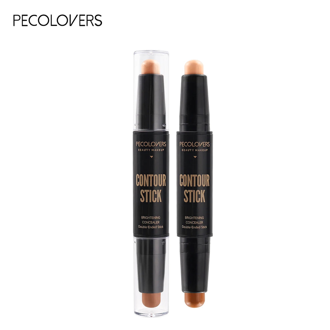 Double-ended concealer stick application