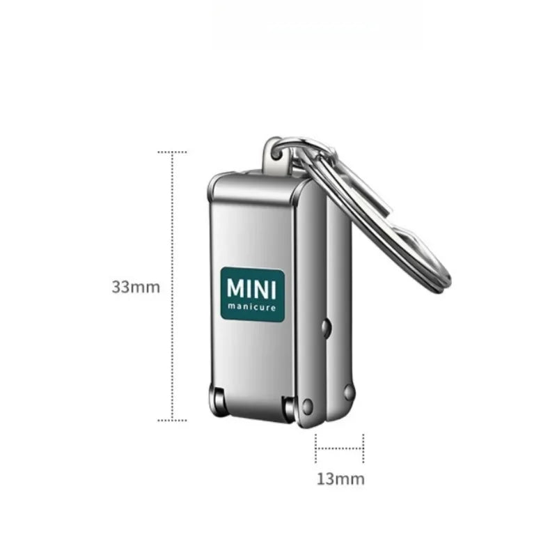1pcs Nail Clippers Collapsible Portable Travel Fingernail Nail Scissors Cutter Stainless Steel Manicure Tools Clippers Trimmers