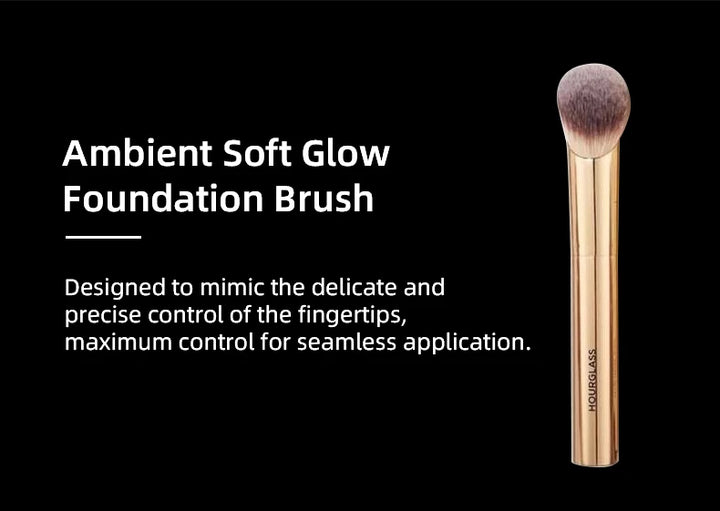 HOURGLASS Complexion Essentials Brush Set -Dragon series 3 makeup brushes with a Packaging box and a Brush bucket