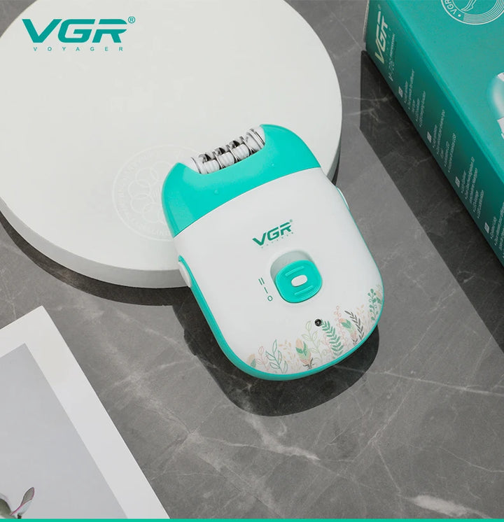 Original VGR Rechargeable Women Epilator Electric Female Epilator For Face Hair Removal Machine Facial Legs Depilatory Body