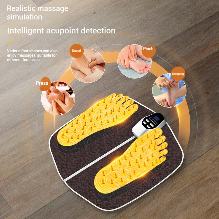 Foot Massage Machine Foot Massager Pulse Micro Current Foot Massager Foot Massage Pad Muscle Stimulator  Sandalias Beauty Health