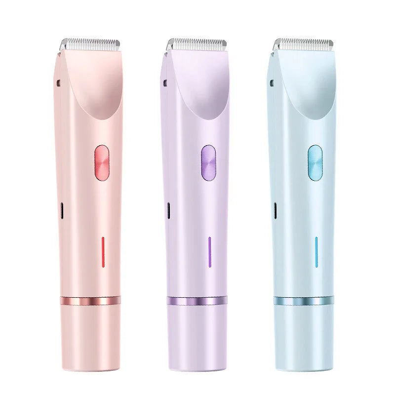 Electric shaver for women with 3mm, 6mm and 9mm guide combs