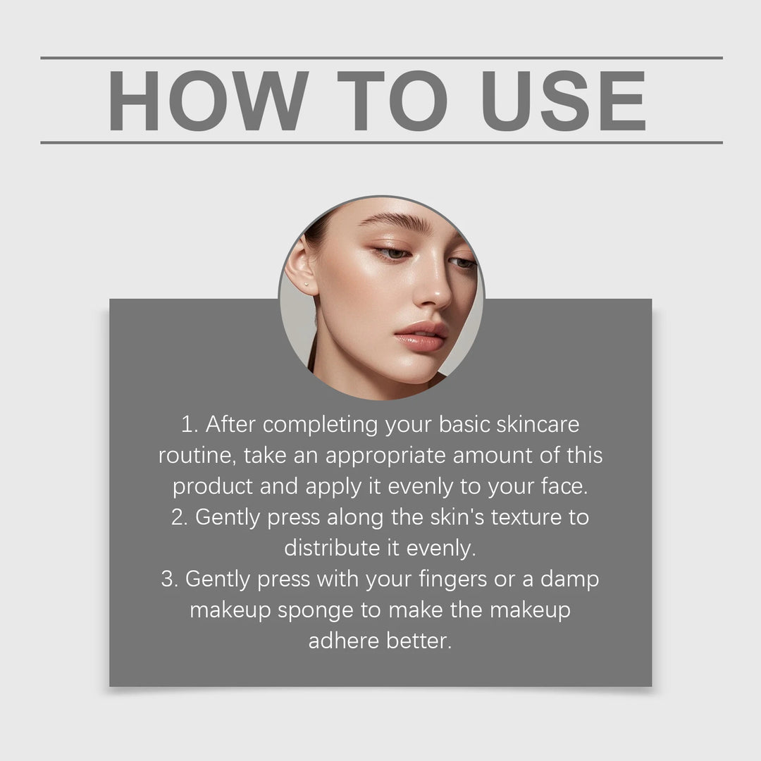 CC Cream Cover Blemishes Redness Glow Face Makeup Matte Natural Finish Lightweight Invisible Color-Correcting Tinted Serum 40g