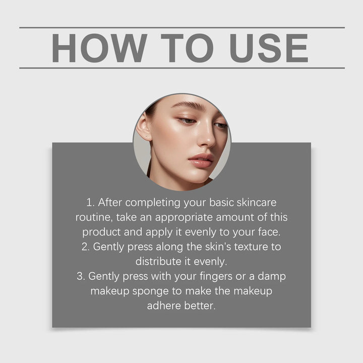 CC Cream Cover Blemishes Redness Glow Face Makeup Matte Natural Finish Lightweight Invisible Color-Correcting Tinted Serum 40g
