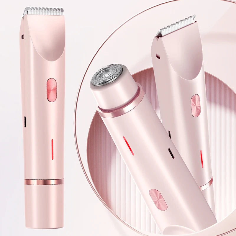 Electric shaver for women with 3mm, 6mm and 9mm guide combs