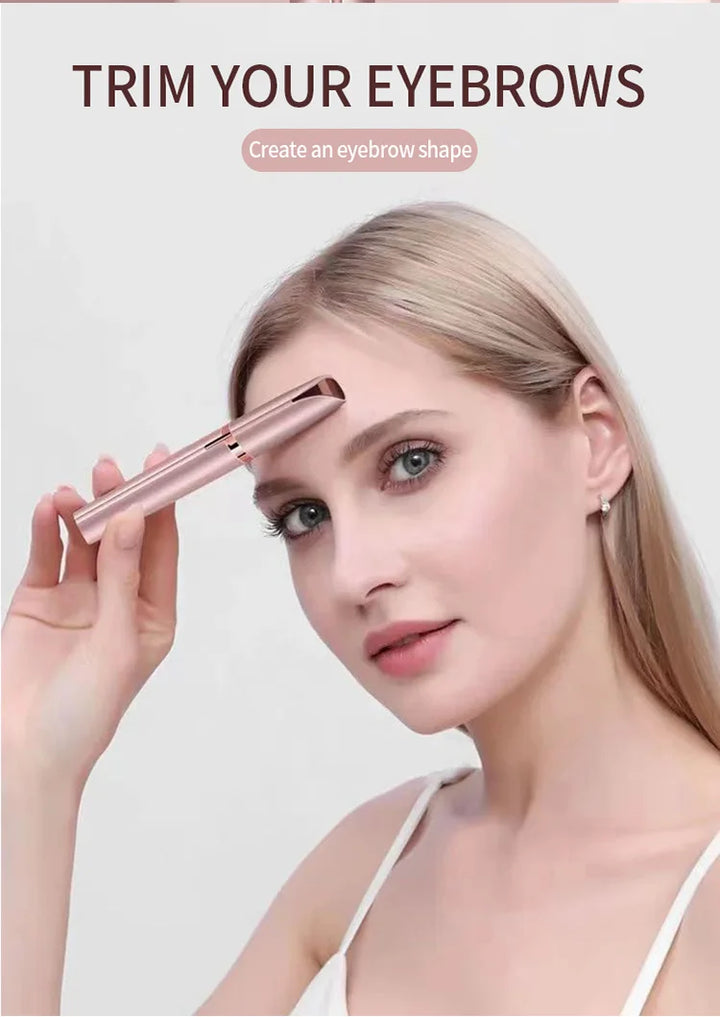 Eyebrow Trimmer for Women – Battery-Operated Facial Hair Remover