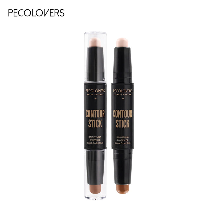 Double-ended concealer stick application