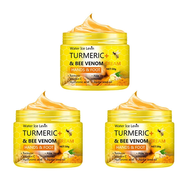 Turmeric Bee Venom Anti-Drying Crack Foot Cream Hand Cracked Repair Skin Removal Care Cream Dead Feet Hand Skin