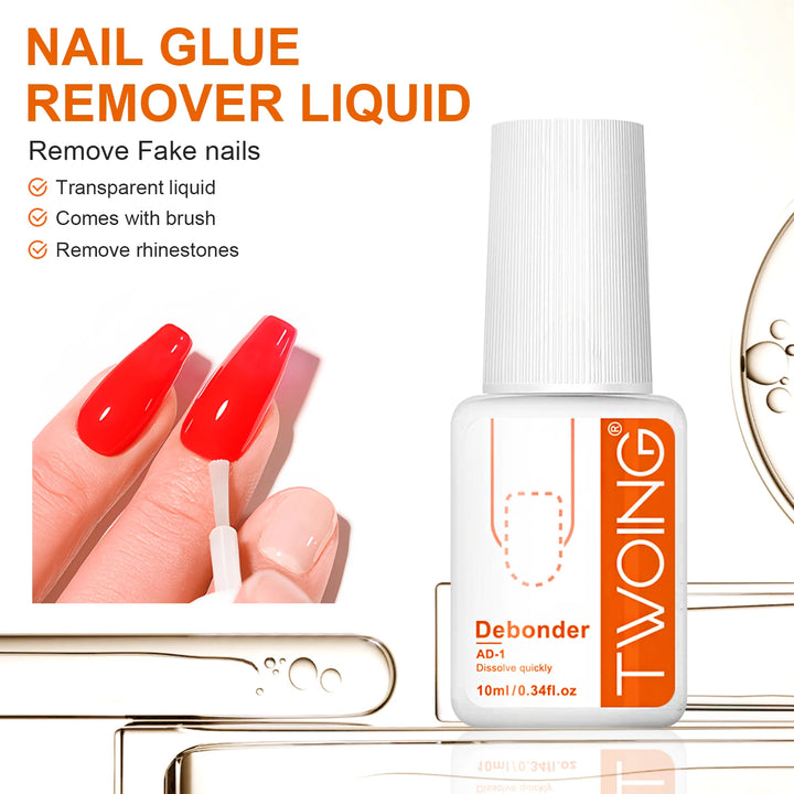 TWOING nail glue remover 10ml bottle
