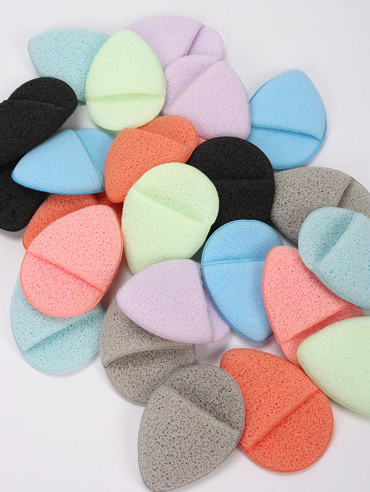 Random Color Gloves, Pack of 4/6/8/12/16/24 Pieces Gentle Facial Sponge That Removes Deep Impurities and Cosmetics That Cause Acne and Blackheads, Reusable and Exfoliating.