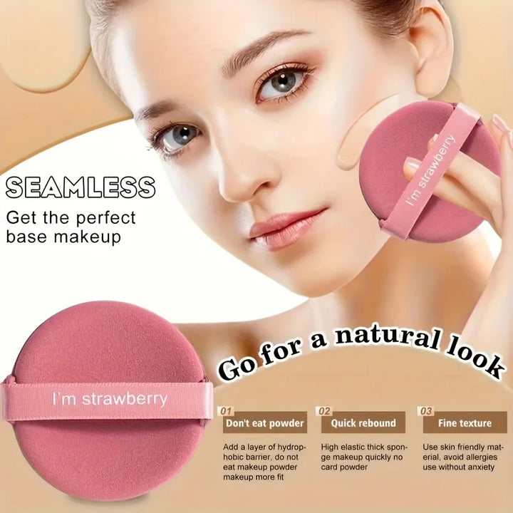 25 Wet-and-Dry Makeup Sponges, Suitable for Foundation, Concealer, and Loose Powder; and Professional Makeup Application